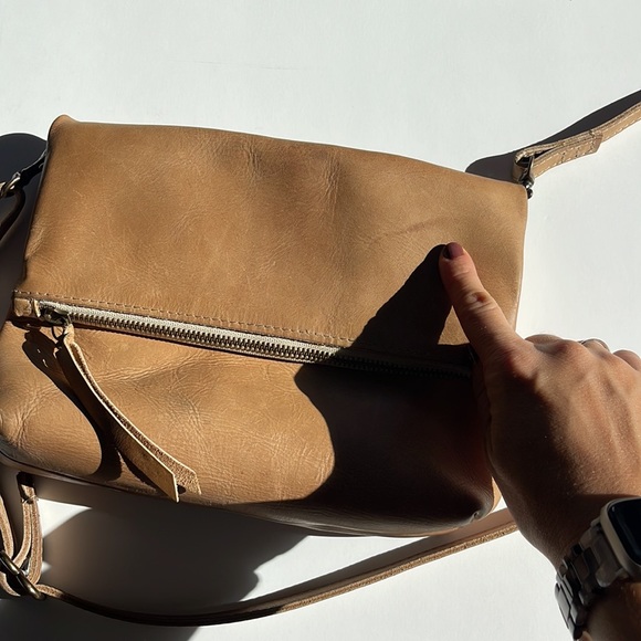 ABLE Emnet Leather Crossbody Purse - Picture 7 of 10